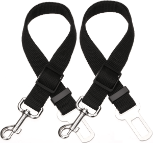 2pcs Pet Dog Cat Car Seat Belt Safety Leash Vehicle Seatbelt Harness (colour: blue, Specification (L * W): 2pcs)